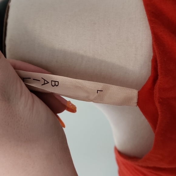 Anthroplogie Sz L Red/Orange Dress - Picture 4 of 4